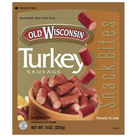 Old Wisconsin Snack Bites Turkey Snack Bites, 8 oz