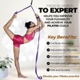 thumbnail image 3 of YSTIANN Pilates Sangle d'Étirement avec Ancre de Porte – Entraîneur de Flexibilité et de Posture pour Entraînements à Domicile, Améliore la Mobilité des Jambes, la Force de Base et l'Alignement pour Praticiens de Pilates WJ94-3413, 3 of 6