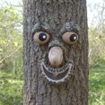 thumbnail image 2 of Árbol con forma de cara de anciano, tronco de árbol, decoración colgante resistente a la intemperie para jardín, 2 of 4