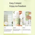 thumbnail image 4 of Molde Portátil para Cubitos de Hielo, para Hielo, Utensilios para Barra de Cocina, Bandeja para Cubitos de Hielo Giratoria, Verde, 4 of 5