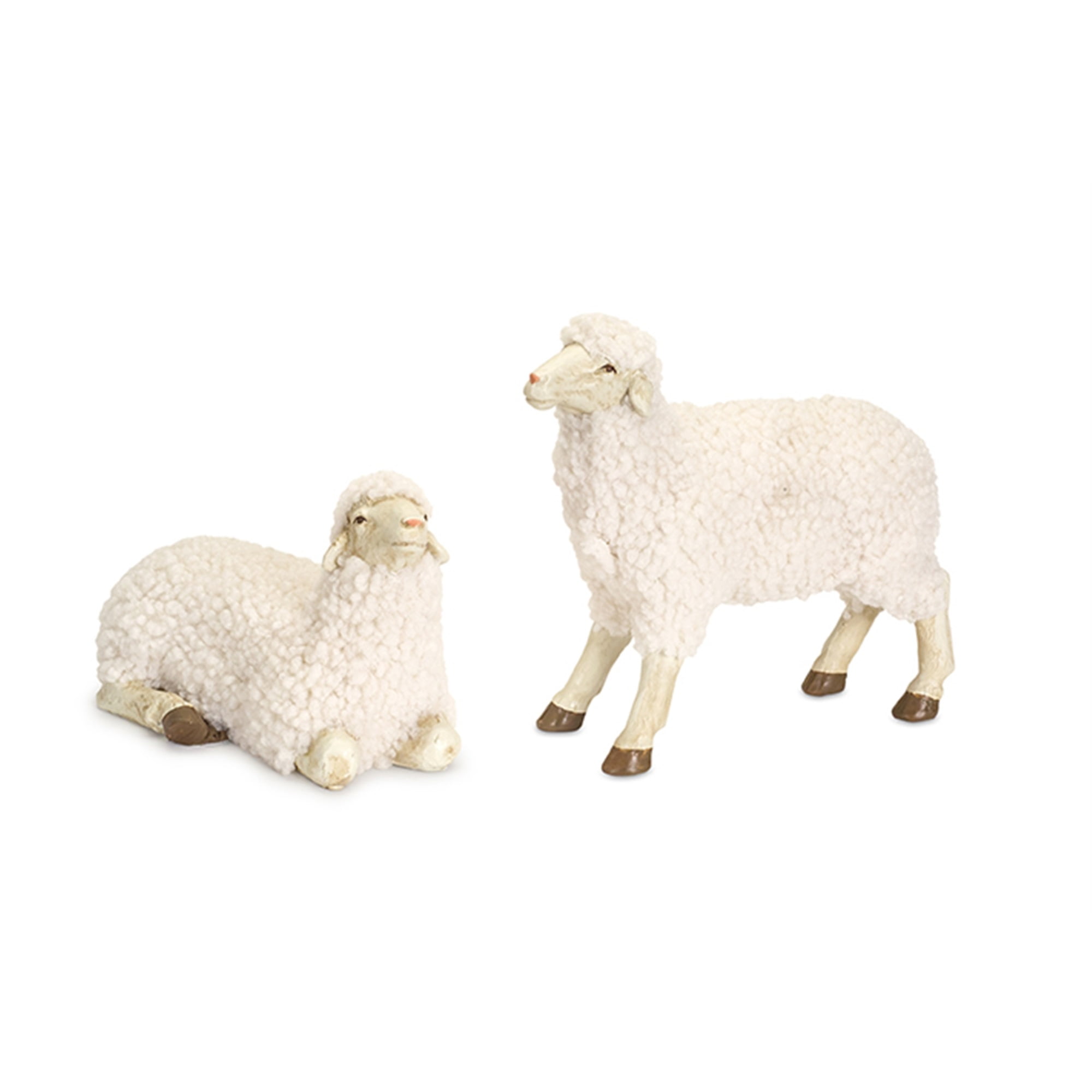 Sheep (Set of 4) 4.75"H, 7.5"H Resin