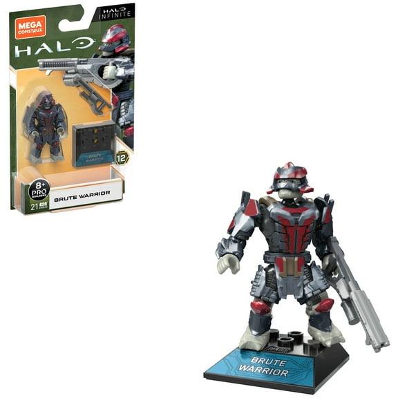 Mega Construx Halo Heroes Series 12 Brute Warrior Micro Action Figure