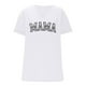 thumbnail image 4 of Camisas Penkiiy Mama para mujeres Mama Carta Print Tee Mom Regalo Camisa de manga corta Día de las Madres Tops 2XL Blanco, 4 of 5