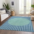 thumbnail image 3 of Dalyn Rugs Premium Machine Washable Mayfield AMF994 Teal 5' x 7'6" Rug, 3 of 7