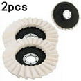 thumbnail image 3 of 2Pcs Wool Felt Polishing Disc Wheel Angle Grinder Buffing Wheels 125mm 5 Inch, 3 of 6