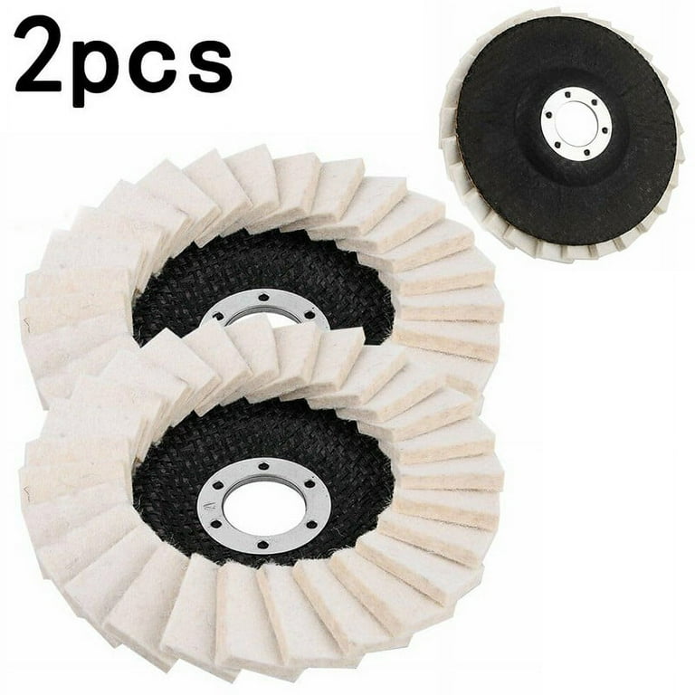 2x 5 Polishing Wheel Angle Grinder Buffing Disc Stainless Steel