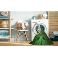 thumbnail image 2 of Ahgly Company Machine Washable Indoor Rectangle Transitional Dark Forest Green Area Rugs, 7' x 10', 2 of 7