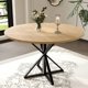 thumbnail image 1 of Yeshouse Mesa de comedor redonda para 4 personas, mesa de comedor de 119 cm (47"), mesa circular, mesa de comedor con base de metal resistente, mesa de cocina redonda para comedor (solo la mesa), 1 of 8