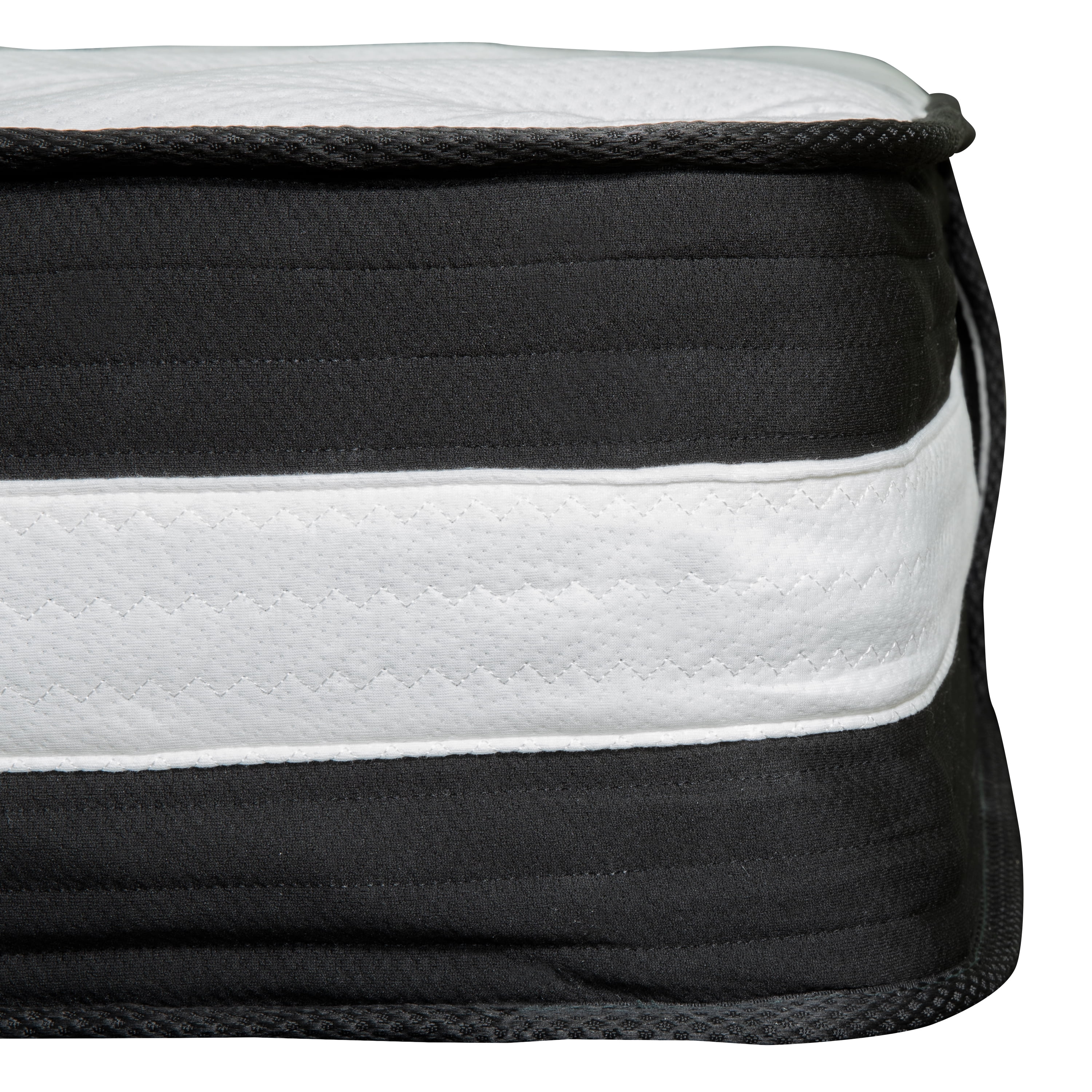 Capri Comfortable Sleep 12 Inch Memory Foam and Pocket Spring Mattress-In-A-Box