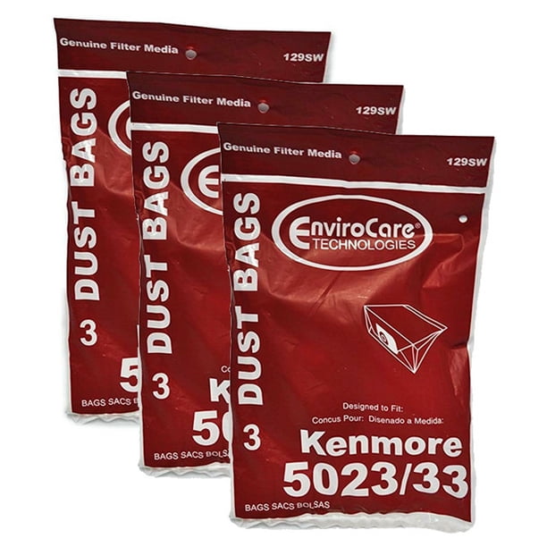 sears kenmore canister vacuum bags