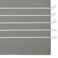 thumbnail image 3 of Gray and White Stripe Tassel Placemat Multi-Color Cotton 13x19x0.2 (Set of 4), 3 of 4