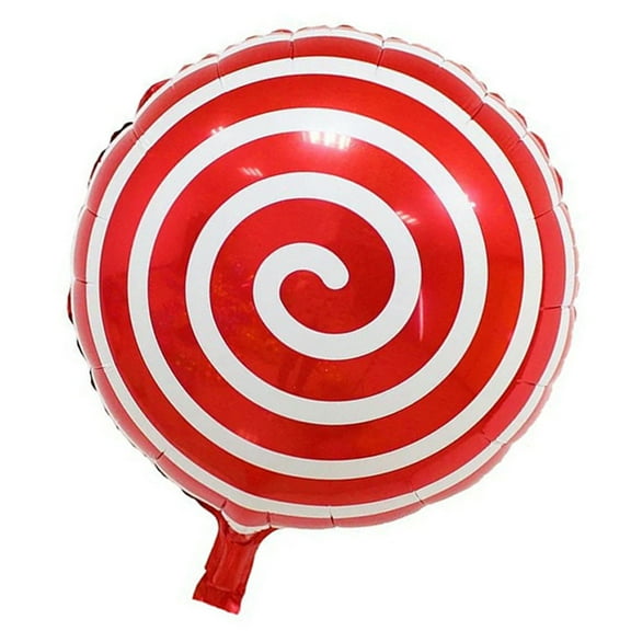 unbranded  18 -inch Birthday Helium Balloon Lollipop Foil Neon Balloons Child Baby Red