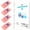 Pink, variant on 4 set Diamond Art Paint Trays Organizer with Lid Butterfly Storage Box for DIY MIX