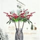 thumbnail image 1 of xihome Ramas navideñas artificiales de PVC con bayas rojas para decoracin festiva de mesas y centros de mesa navideños, 1 of 6
