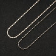 thumbnail image 4 of 14K Gold Filled Tennis Chain Necklace Jewelry, Baguette Cut CZ Cubic Zirconia - Clear, Black, Checkered,white and blacck tennis necklace, 4 of 4