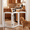White, variant on PAWON Dog Gate with Metal Wire, Freestanding 24" 3-Panel Foldable Pet Gate, White