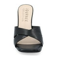 thumbnail image 6 of Journee Womens Chazz Vegan Leather Block Heel Sandals, 6 of 8