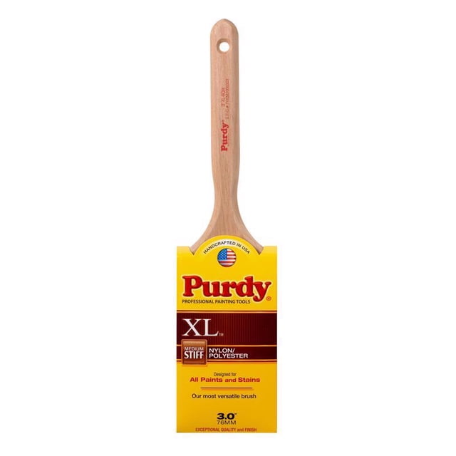 Pincel Purdy XL con forma de lazo, 7,62 cm, borde medio rígido y plano
