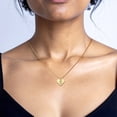 thumbnail image 6 of 14K Solid Yellow Gold Dainty Letter C Initial Name Monogram Necklace Chain Pendant Charm with chain 18inch, 6 of 8