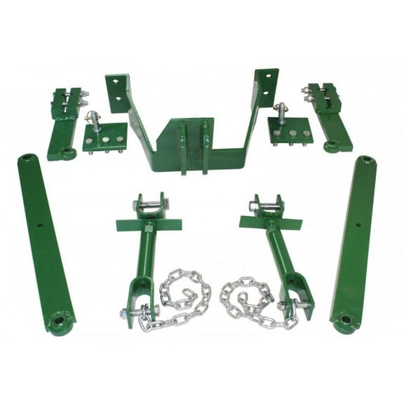 Titan Attachments 3 Point Hitch Bolt-On Conversion Kit, Heavy Duty, 177 lbs, Steel, Class I
