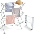 thumbnail image 1 of Kingrack Clothes Rack, Expandable Steel Laundry Drying Racks, White, 1 of 7