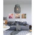 thumbnail image 5 of Gray Night Sky Zig Zag Ceiling Lamp, 5 of 5