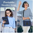 thumbnail image 4 of Decase Tablet Case for Samsung Galaxy Tab A9+ / A9 Plus 11" 2023 (SM-X210/X216/X215) with Kickstand & Shoulder Strap,Tri-Layer PC+TPU Back Cover,Heavy Duty Case for for Tab A9+ Tablet Women Men,M, 4 of 7