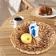 thumbnail image 1 of Bandeja tejida de algas marinas, cesta de almacenamiento para aperitivos y dulces, bandeja decorativa para el hogar, bandeja tejida para cena, fruta y Soledad Bandeja para tejer hierba, 1 of 10