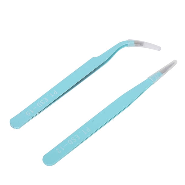 Gsc Pinzas Antiestáticas, 2 Piezas, Esd-13, Rectas, De