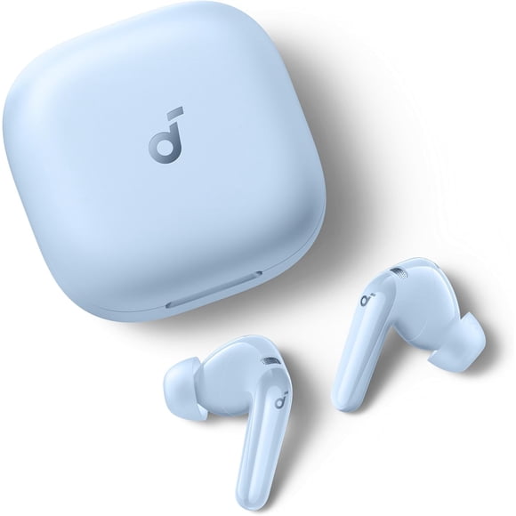 soundcore P31i Bluetooth Earphones, Real-Time Adaptive Noise Cancelling, Hi-Res Sound, Wireless Translation Earbuds, 50H Playtime, Spatial Audio, Fast Charging, IP55, Blue