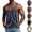 Gray, variant on HAJWOH Mens Muscle Tank Top Summer Classic Running Workout Tops Lightweight Baggy Compression Sleeveless Shirts