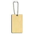 thumbnail image 4 of Sesame Street Big Bird Face Wood Wooden Rectangle Keychain Key Ring, 4 of 5