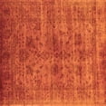 thumbnail image 1 of Ahgly Company Indoor Square Oriental Orange Industrial Area Rugs, 3' Square, 1 of 4