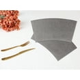 thumbnail image 6 of REGALWOVEN 6 Pack Place Mats Faux Leather Placemats for Kitchen Dining Table Decor Bronze 20*12in, 6 of 7