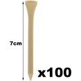 thumbnail image 2 of FFIY 100 Pcs Wooden Golf Tee Less Friction Wood Golfing Tees for Training, 2-3/4" Long, 2 of 5