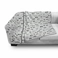 thumbnail image 3 of Cat Soft Flannel Fleece Throw Blanket, Cool Hipster Cat Portraits with Sunglasses Funny Faces Humor Characters Doodle, Cozy Plush for Indoor and Outdoor Use, 50" x 60", Black White Pink, by Ambesonne, 3 of 6