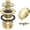 Brushed Gold, variant on Matte Black Tub Drain and Overflow Kit, Replacement Bath Tub Drain Trim Set,Lift & Turn Bathtub Drain Kit with 2-Hole Overflow Faceplate Conversion Kit Assembly Fine/Coarse Thread