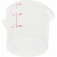 thumbnail image 3 of Contenedor de almacenamiento de alimentos Carlisle FoodService 6 L blanco x12, 3 of 6
