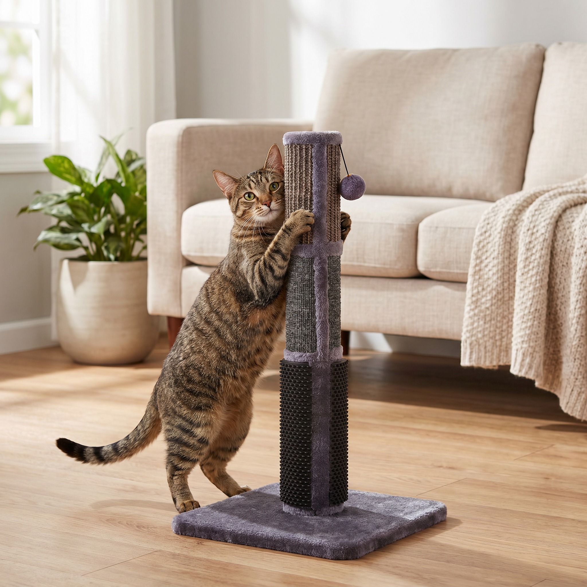 Vibrant Life 3-Surface Cat Scratching Post 24 Inch photo 3