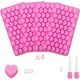 thumbnail image 2 of Molde de silicona para cubitos de hielo en forma de corazón, apto para uso alimentario, libre de BPA, resistente a altas temperaturas, flexible y fácil de limpiar, reutilizable, regalo perfecto para, 2 of 5