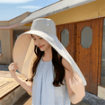 thumbnail image 6 of Sun Hats for Women Sun Protection Wide Brim Shawl with Neck Flap Hiking Visor Hat Outdoor Summer Beach, 6 of 7