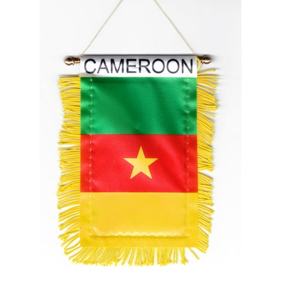 Cameroon Window Hanging Flag