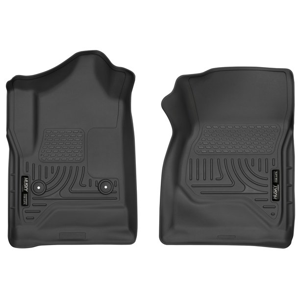 Husky Liners 14 Chevrolet Silverado/GMC Sierra 1500 Weatherbeater Black Front Floor Liners
