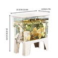 thumbnail image 3 of TIMIFIS Cold Water Refrigerator Cold Water Kettle with Faucet, Household Fruit Tea Beverage Bucket, Fruit Kettle, Summer Cold Storage, Large Capacity Cold Water Kettle Kitchen Gadgets Kitchen Gadgets, 3 of 8