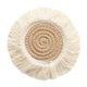 thumbnail image 1 of Alfombrilla de aislamiento térmico con borlas de algodón tejido con cuerda de algodón para mesa de comedor, alfombrilla para cuenco, posavasos sencillo de estilo nórdico, 1 of 6