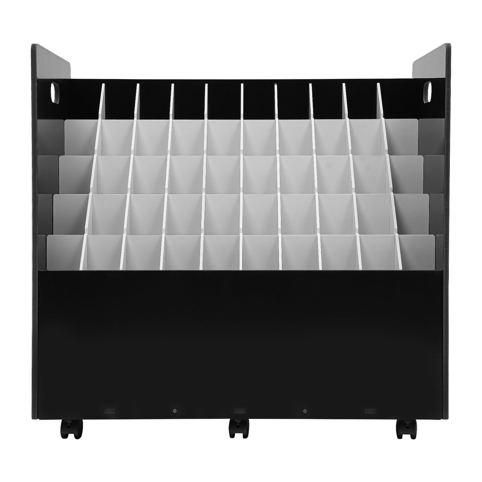 50 Slot Blueprint Storage Rack Cart, Blue Print Storage Organizer with Wheels, Construction Plan Holders, Blueprint Cabinet, Storage Roll Files