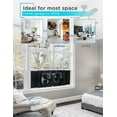 thumbnail image 6 of BLACK+DECKER 9" Dual Window Fan for Window Screen with 2 Speed Settings, Twin Window Fan with Mechanical Controls and Removable Legs, Horizontal Cooling Fan for Window, 6 of 7