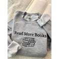 thumbnail image 2 of Embroidered Read More Books Sweatshirt, 2 of 2