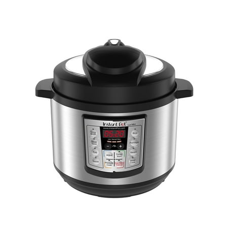 Instant Pot LUX60 V3 6 Qt 6-in-1 Multi-Use Programmable Pressure Cooker, Slow Cooker, Rice Cooker, Saute, Steamer, and Warmer