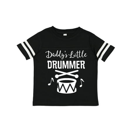 

Inktastic Daddys Little Drummer Childs Music Gift Gift Toddler Boy or Toddler Girl T-Shirt